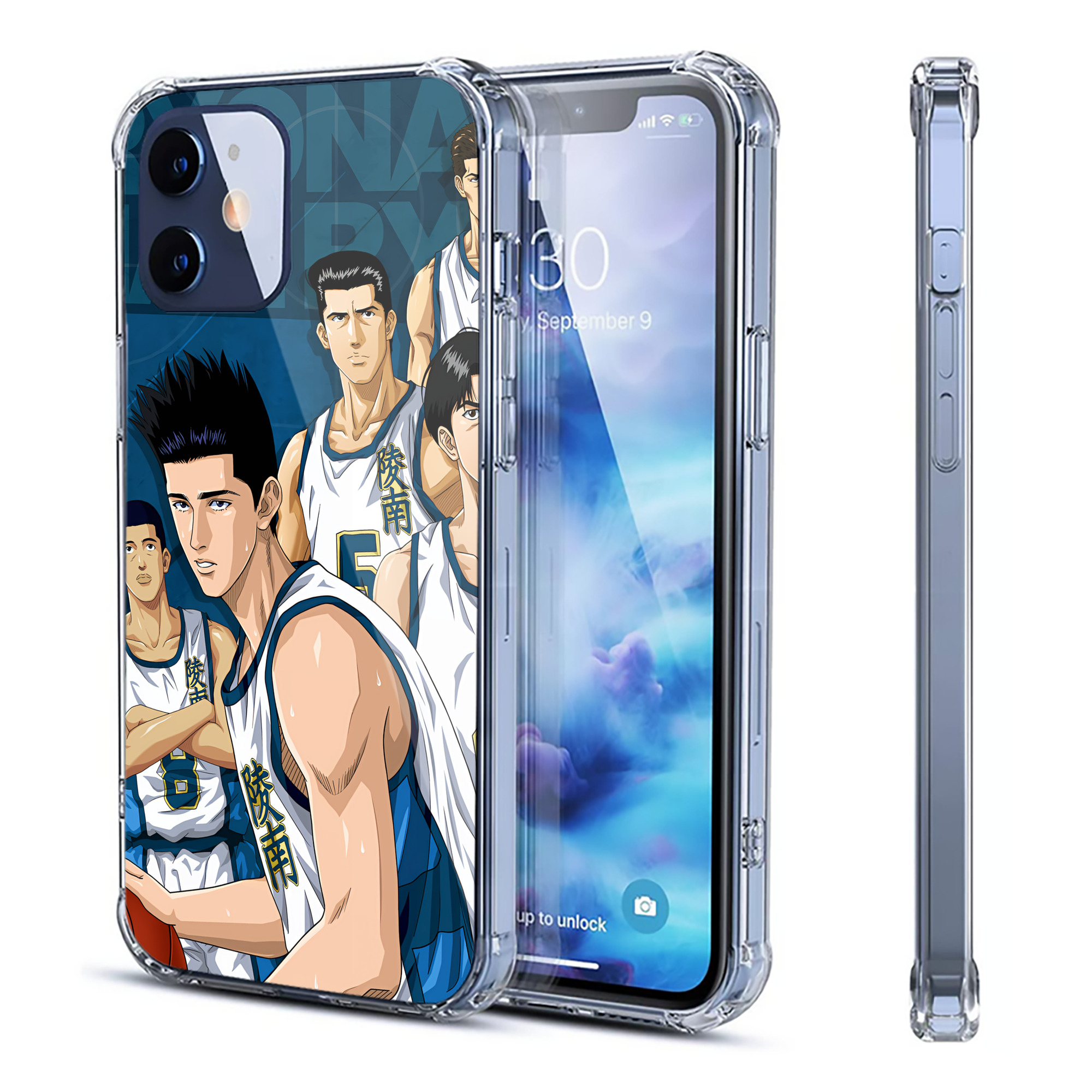 （画像用） SLAM DUNK／スラムダンク 【iPhone 12シリーズ対応】透明スマホケース（クリアソフトケース）